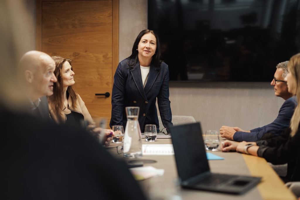 Barbara bei einem Workshop zum Thema Organisationsentwicklung